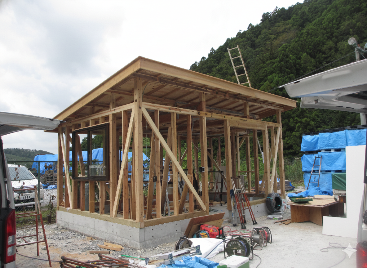 登米市休憩所　新築工事（2）