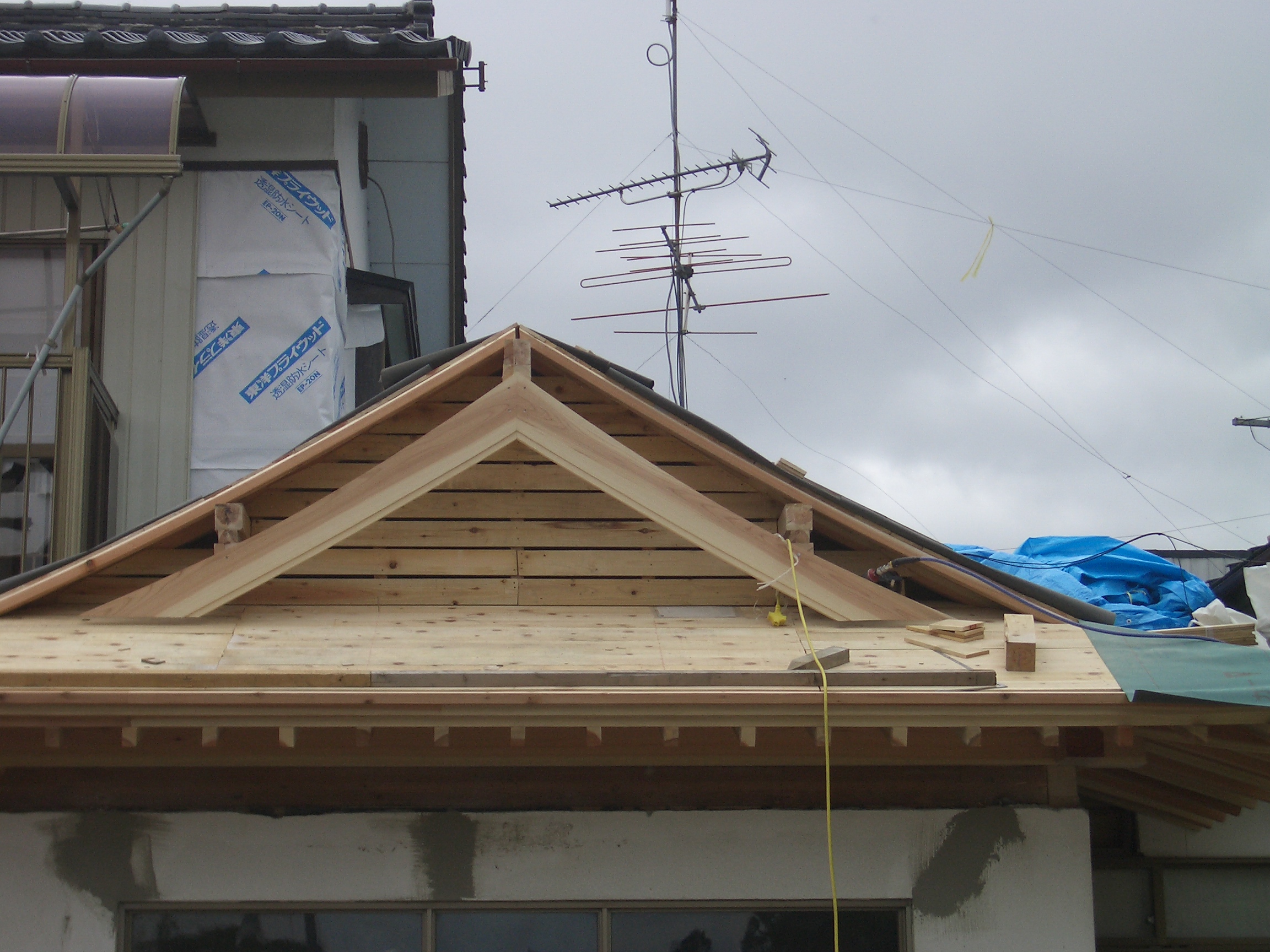 屋根改修工事